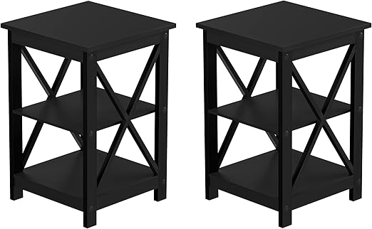 ✨ Modern Desk Organizer Shelf – Sleek Black Accent 🖤