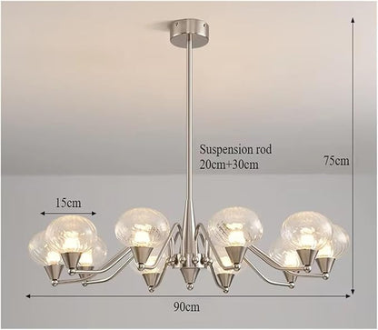 🕯️💛 3-Light Vintage Chandelier – Retro Ceiling Light for Hallway & Bedroom
