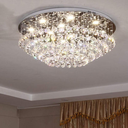 Romantic Crystal Chandelier – Dimmable Modern Pendant Lighting