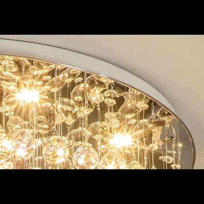 Romantic Crystal Chandelier – Dimmable Modern Pendant Lighting
