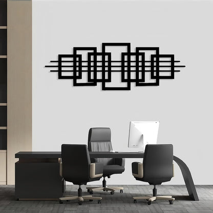✨ Geometric Abstract Wall Art – Modern Minimalist Decor 🖤