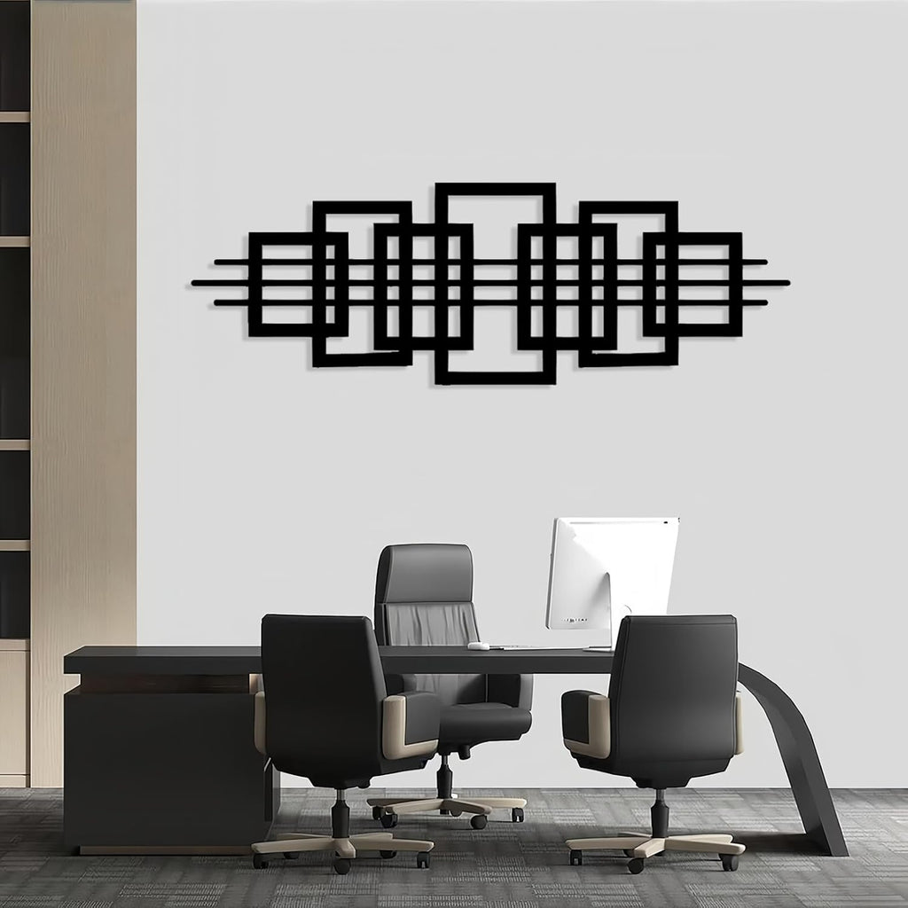 ✨ Geometric Abstract Wall Art – Modern Minimalist Decor 🖤