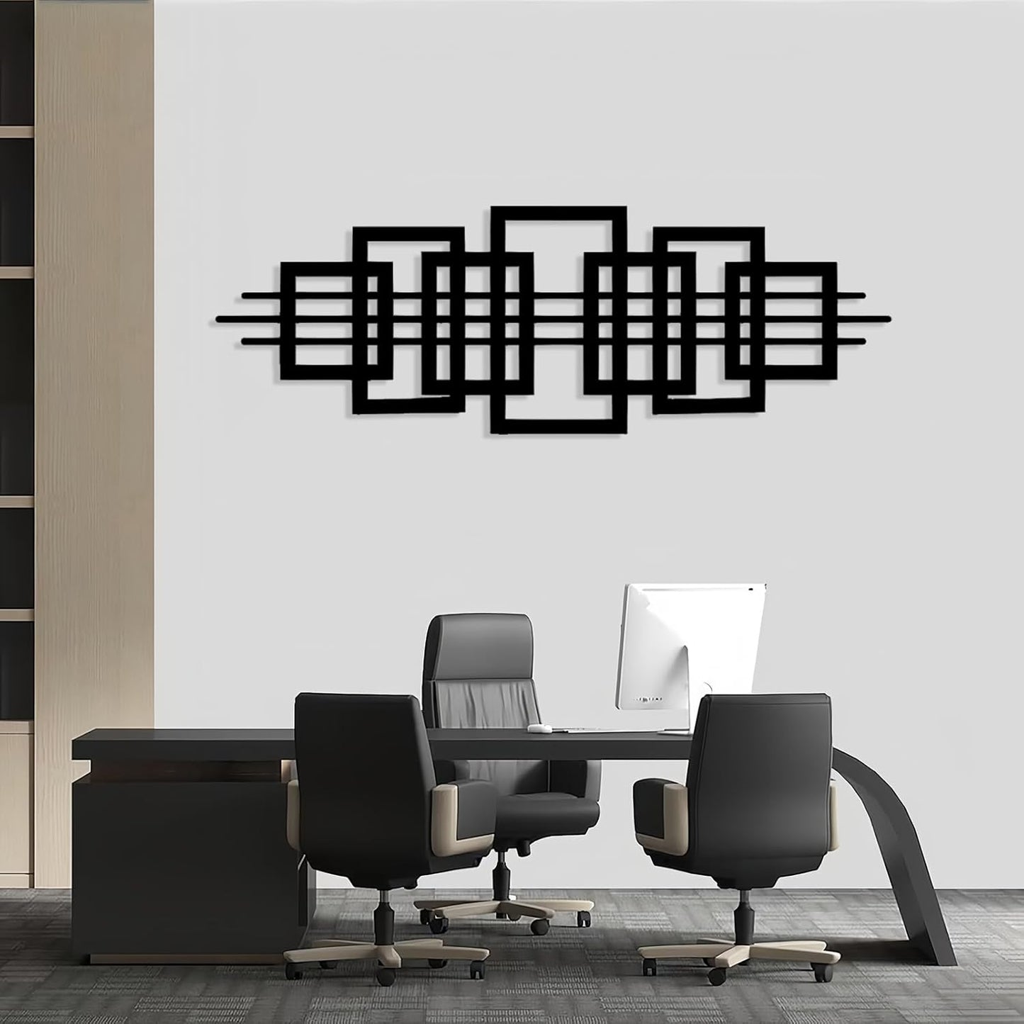 ✨ Geometric Abstract Wall Art – Modern Minimalist Decor 🖤