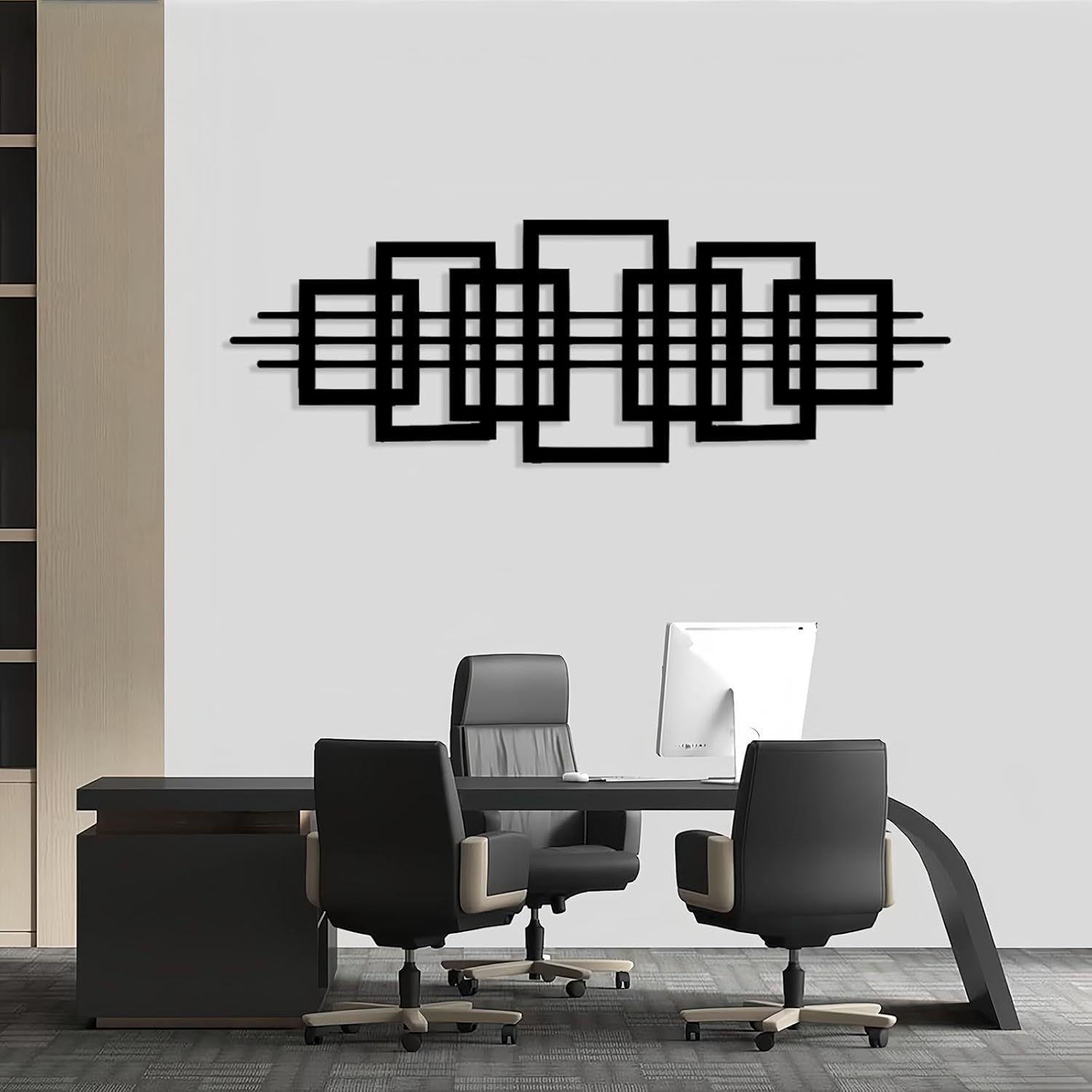 ✨ Geometric Abstract Wall Art – Modern Minimalist Decor 🖤