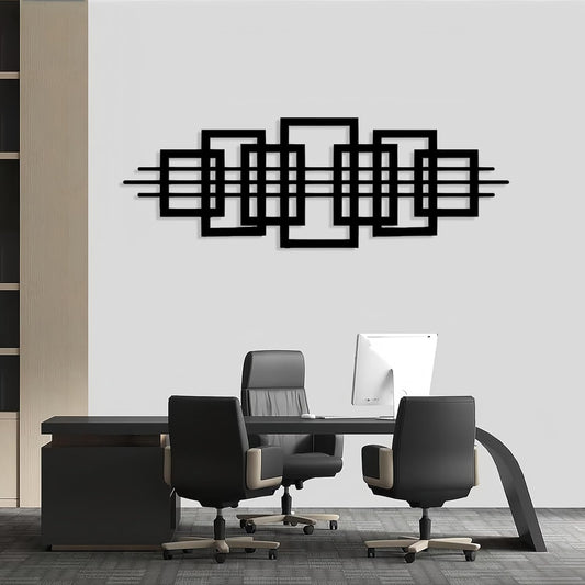 ✨ Geometric Abstract Wall Art – Modern Minimalist Decor 🖤