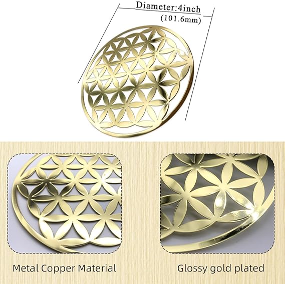 ✨ Golden Spiritual Table Decor – Elegant Home Accent 🏡
