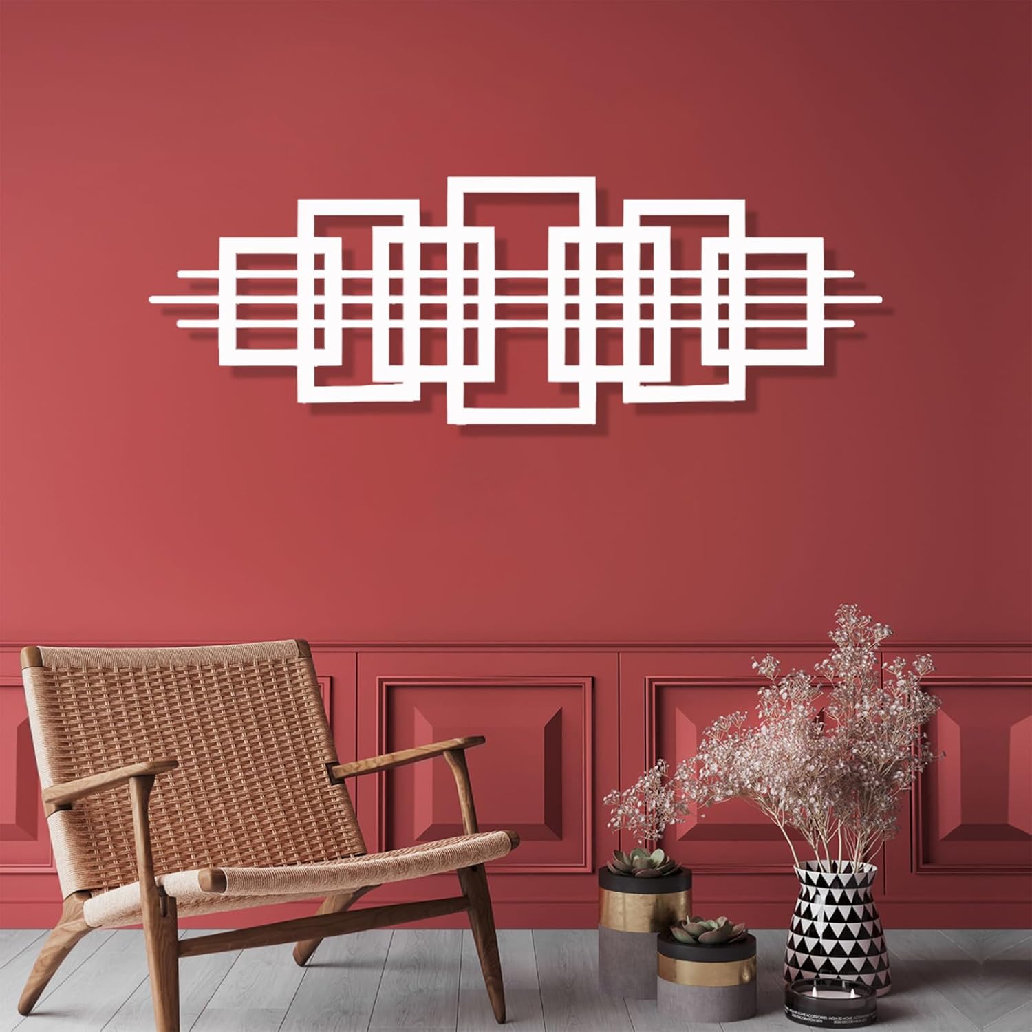 ✨ Geometric Abstract Wall Art – Modern Minimalist Decor 🖤
