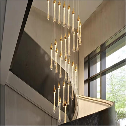 💡 Elegant Crystal Chandelier – Contemporary Pendant Lighting