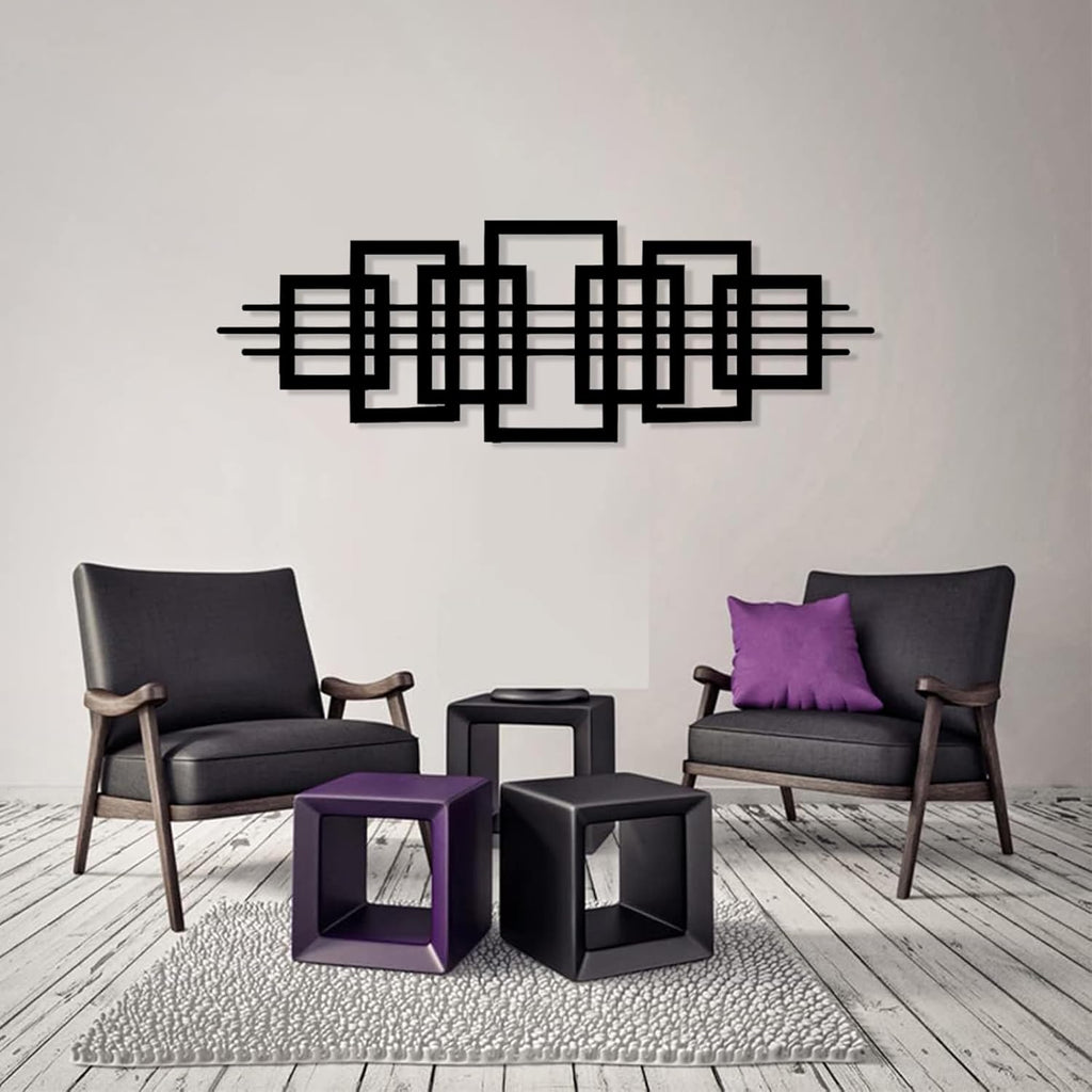 ✨ Geometric Abstract Wall Art – Modern Minimalist Decor 🖤