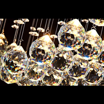 Romantic Crystal Chandelier – Dimmable Modern Pendant Lighting
