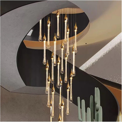 💡 Elegant Crystal Chandelier – Contemporary Pendant Lighting