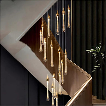 💡 Elegant Crystal Chandelier – Contemporary Pendant Lighting