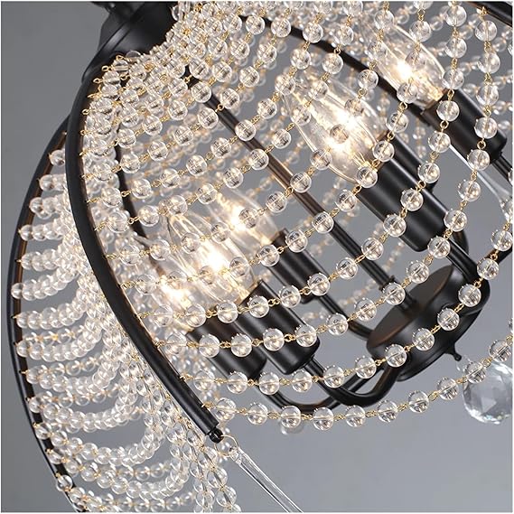 💎 Elegant Crystal Pendant Light – Modern Sparkle for Home ✨